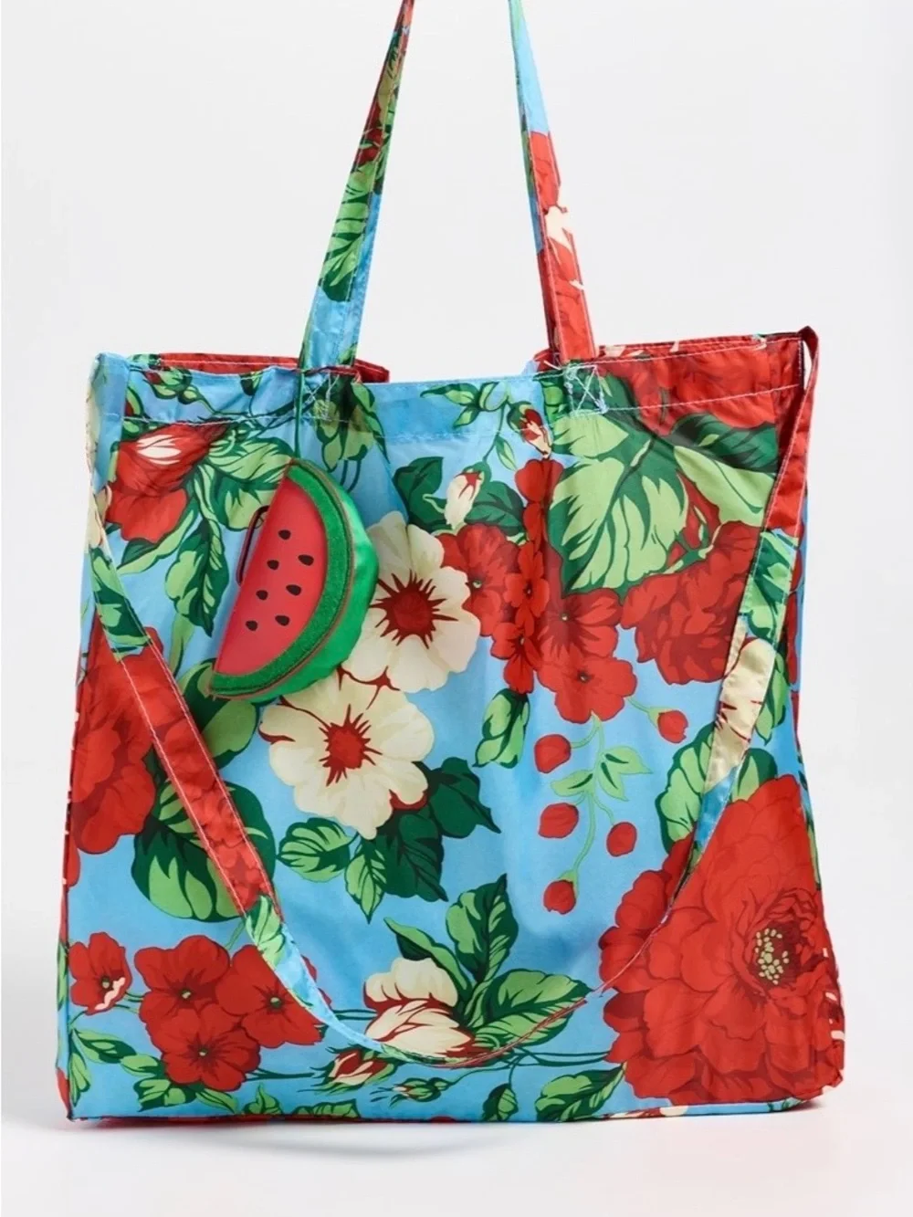 Farm Rio Fruit Bag in Watermelon. Packable. Brand new!